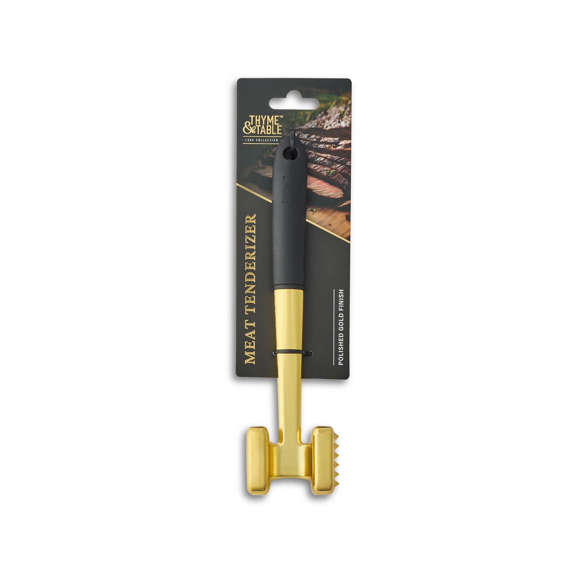 Thyme & Table Meat Tenderizer in Polished Gold Finish | Walmart (US)