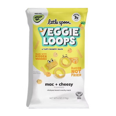 Little Spoon Mac & Cheese Chickpea Veggie Loop Kids' Snacks - 6oz | Target