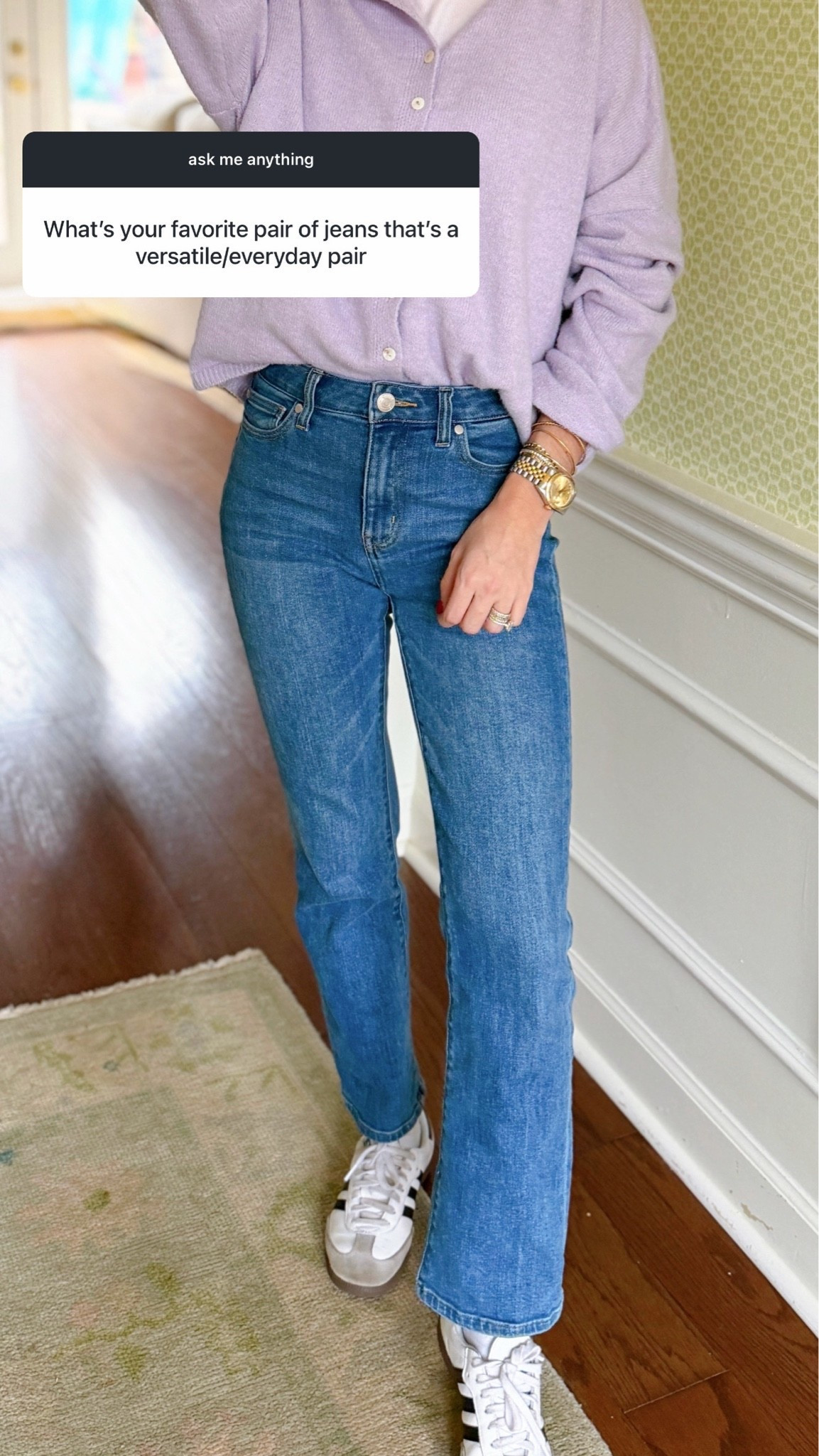 My favorite pair of jeans! I take my true size in the regular length — this wash is the seaside blue 

 #LTKootd
