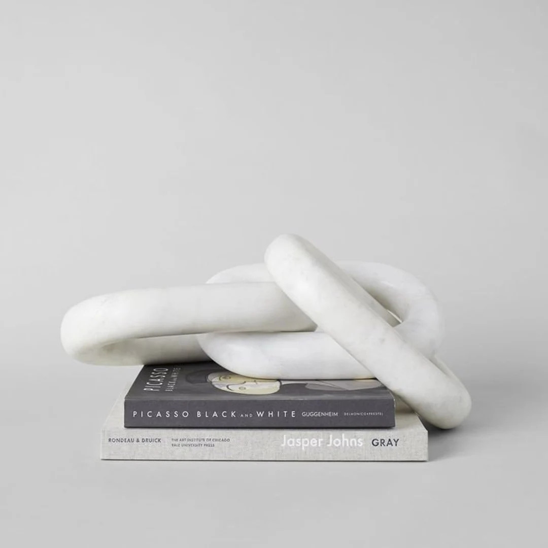 Marble White chain link decoration | Etsy (US)