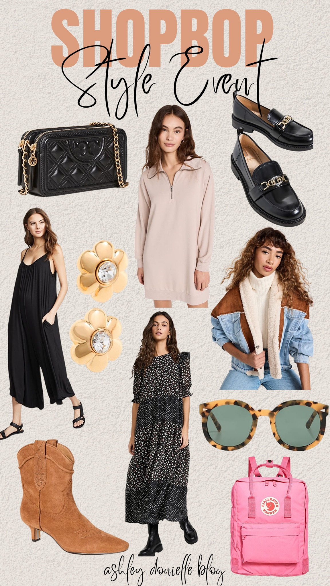 SHOPBOP style event

Crossbody purse, loafers, sweatshirt dress, jumpsuit, denim jacket, Sherpa jacket, mini dress, sunglasses, earrings, backpack, booties 

#LTKfit #LTKsalealert #LTKSeasonal