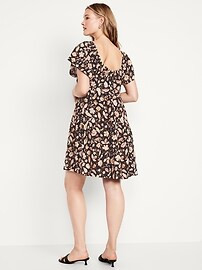 Mini Floral Swing Dress | Old Navy (US)