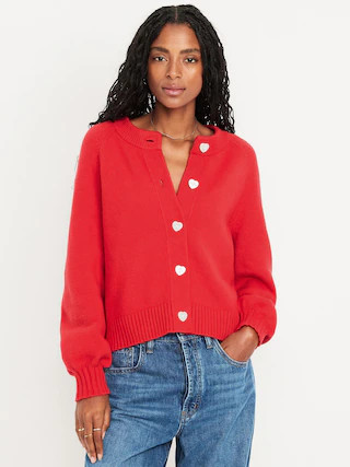 SoSoft Crew-Neck Cardigan Sweater | Old Navy (CA)