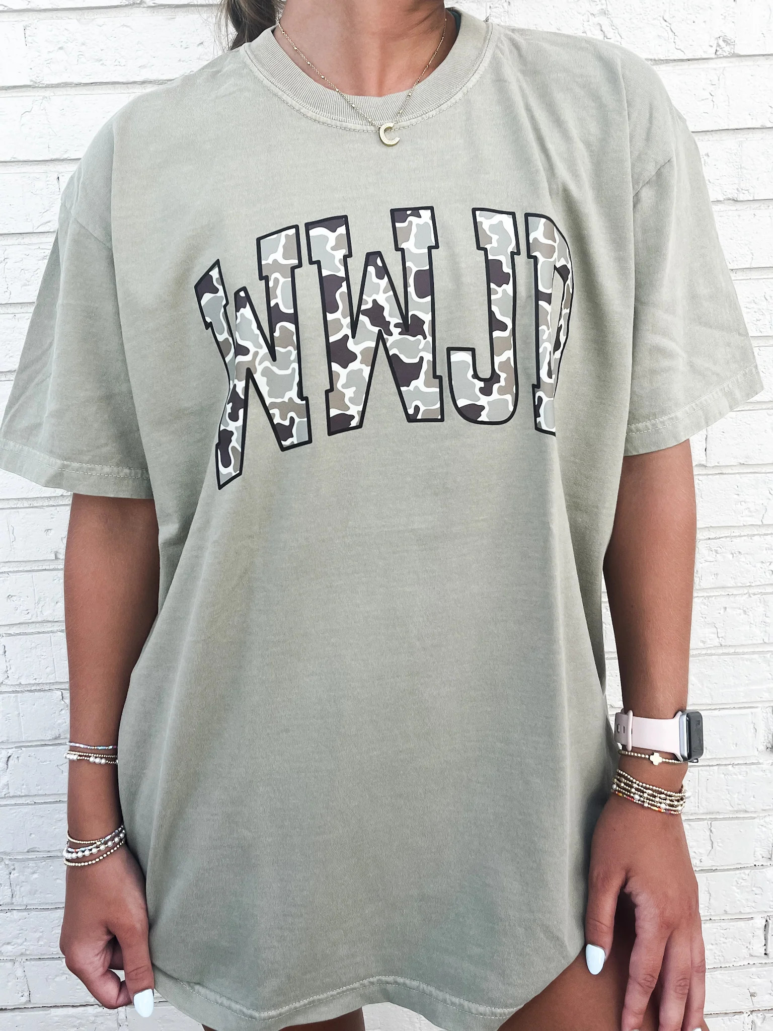 Camo WWJD Tee | TEES by Taylor
