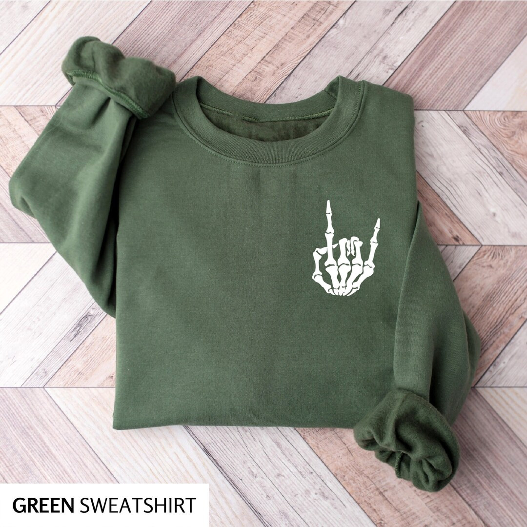 Skeleton Halloween Sweatshirt Skeleton Halloween Shirt Fall - Etsy | Etsy (US)