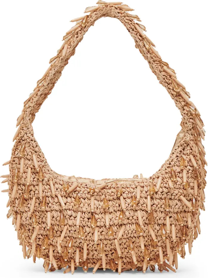 Caicos Beaded Raffia Shoulder Bag | Nordstrom Rack