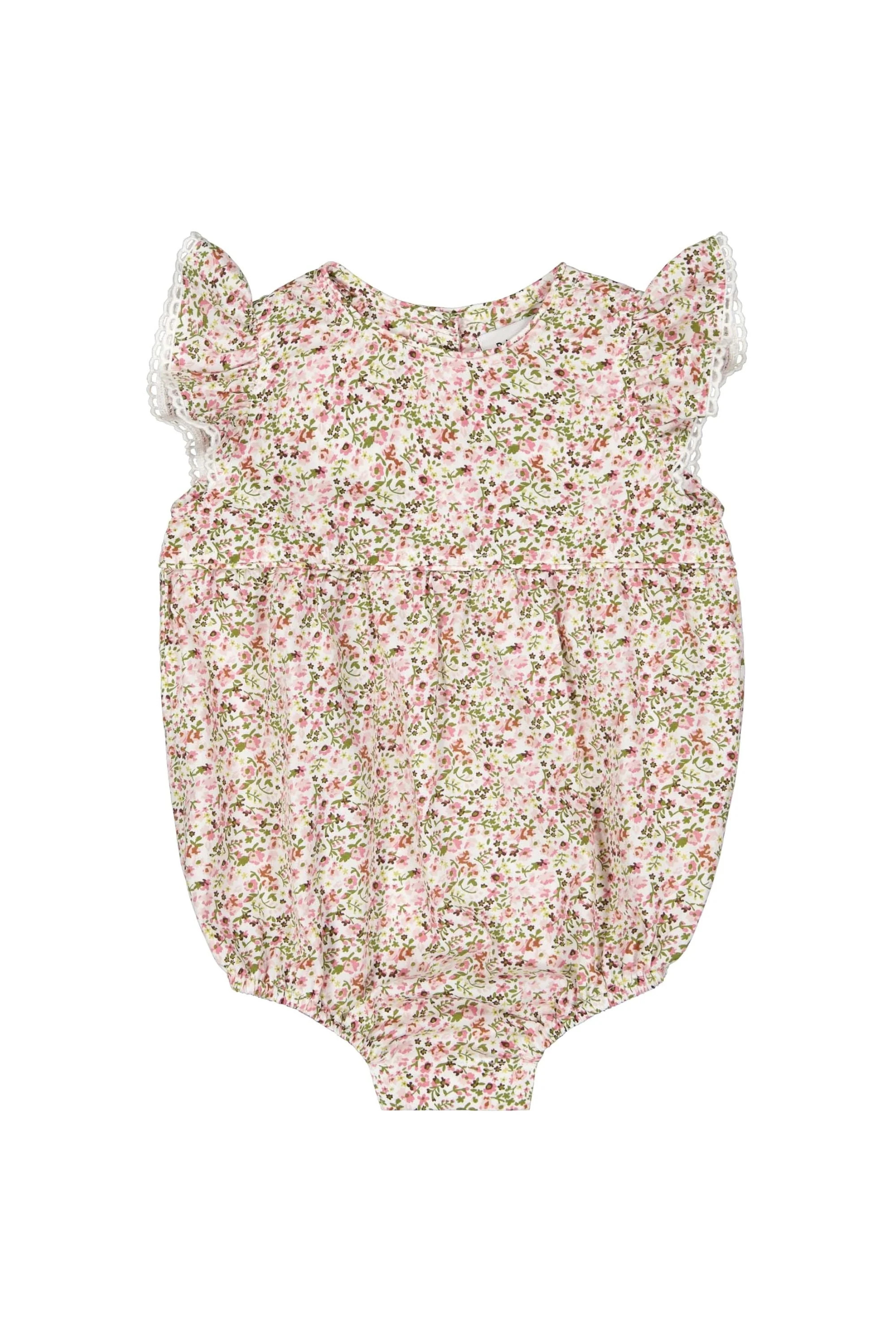 Baby Girls Romper - Floret Pink | Piyama US