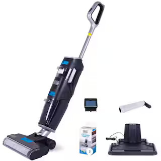 Vacuum Plus Wash Duo Bagless Cordless General Dirt Filter Stick Vacuum for Multi-Surfaces in Black | The Home Depot