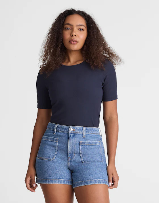 The Curvy Emmy Denim Short | Madewell