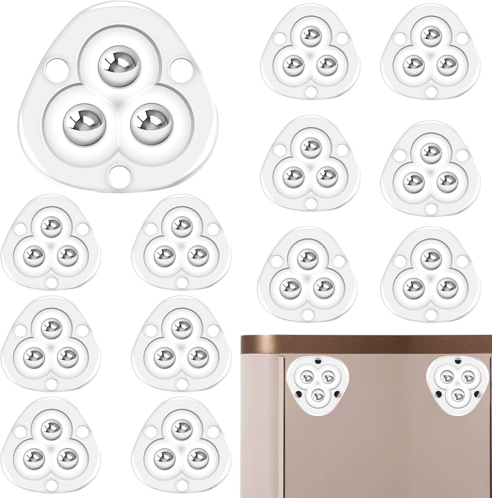 12 Stück Möbelrollen Klein Selbstklebendes Lang anhaltende Haftung, Mini Kugelrollen für Möbe... | Amazon (DE)