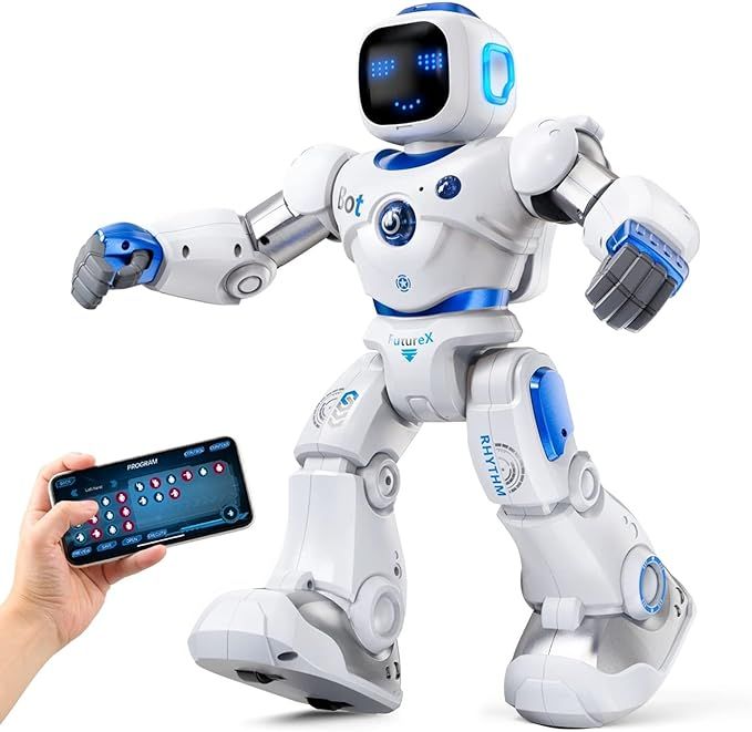 Ruko Smart Robots for Kids, Large Programmable Interactive RC Robot with Voice Control, APP Contr... | Amazon (US)