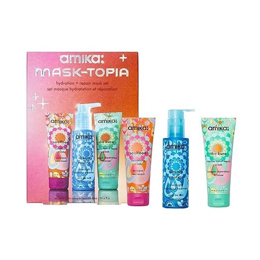 amika mask-topia hydration and repair hair mask set | Amazon (US)