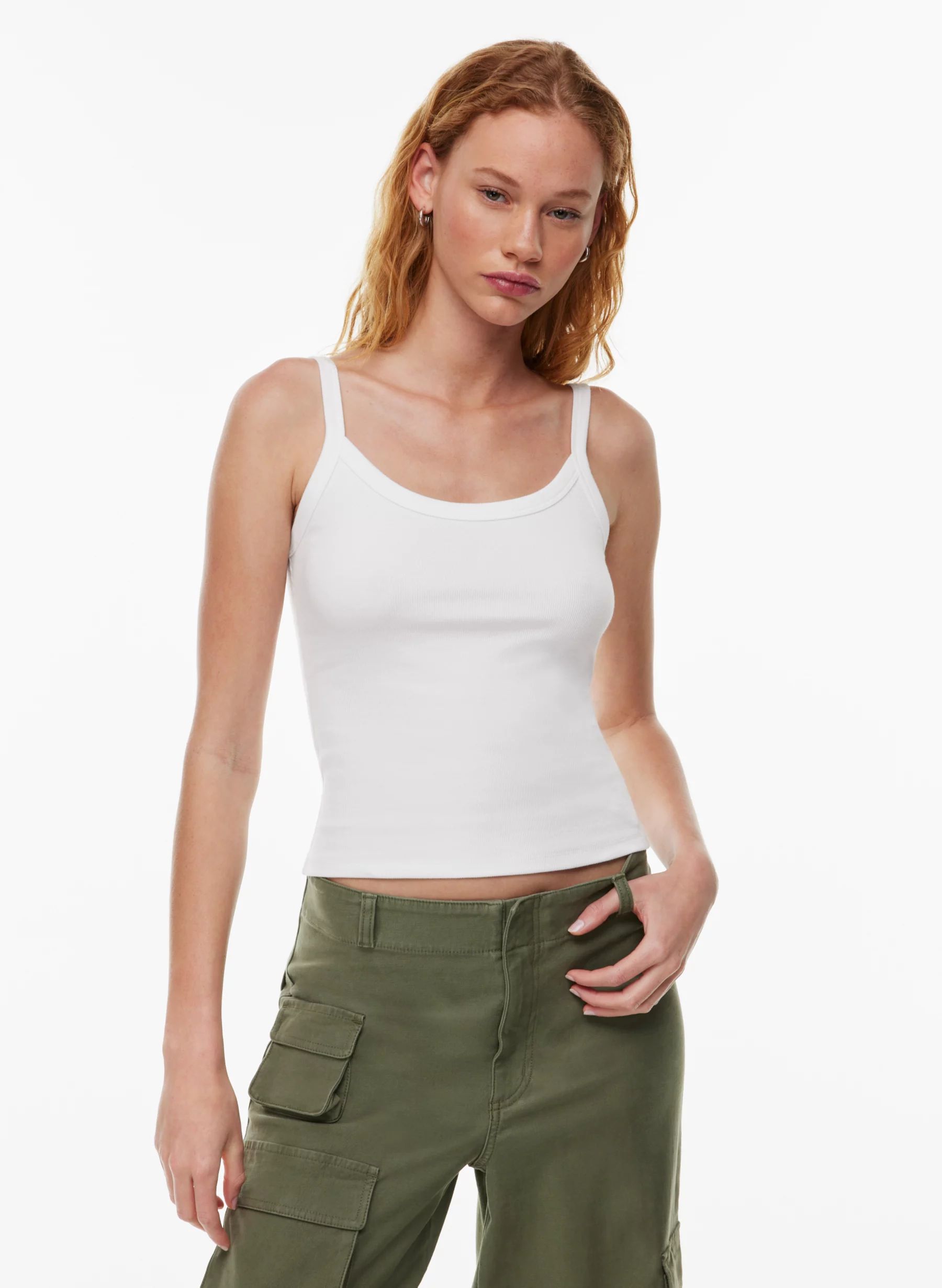 HOMESTRETCH™ SCOOPNECK WAIST CAMI TANK | Aritzia