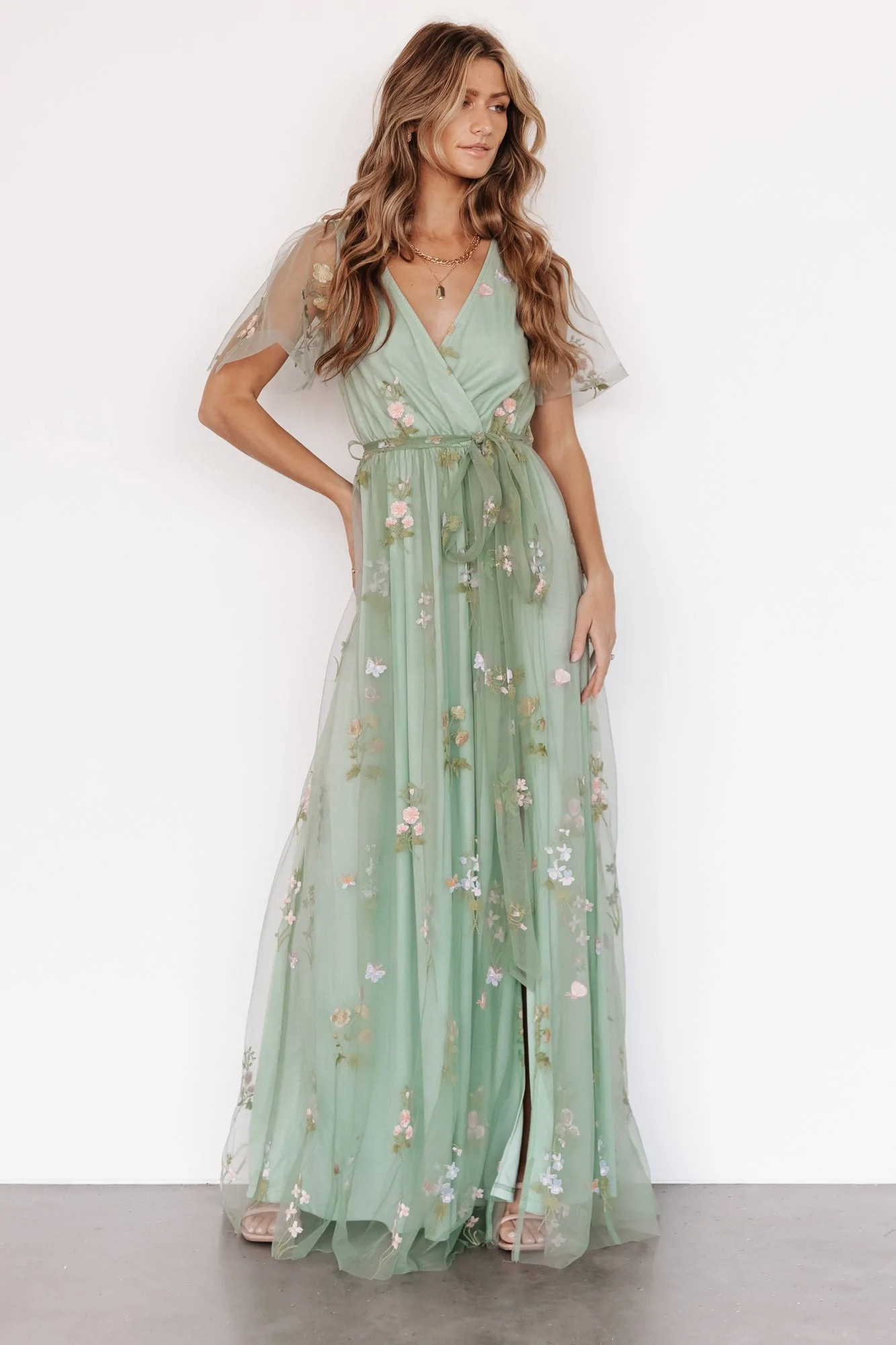 Marseille Embossed Maxi Dress | Baltic Born