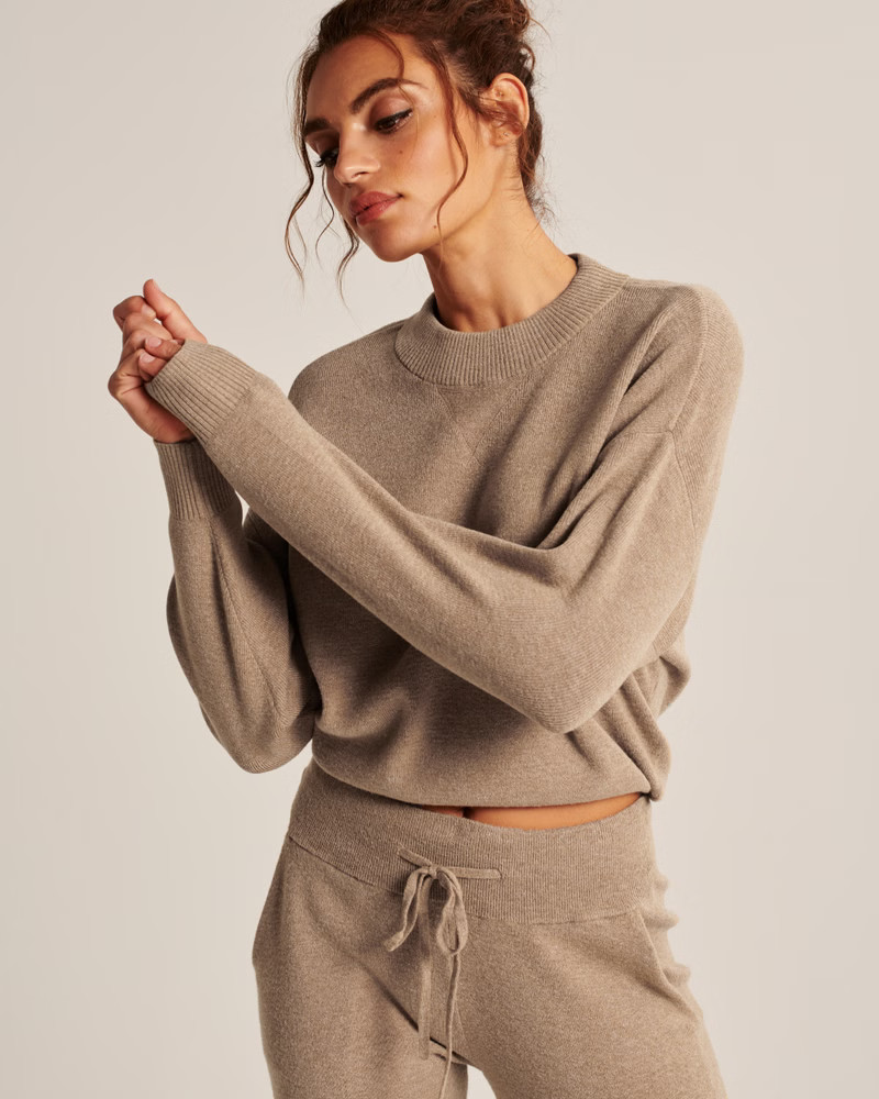 Crewneck Lounge Sweater | Abercrombie & Fitch (US)