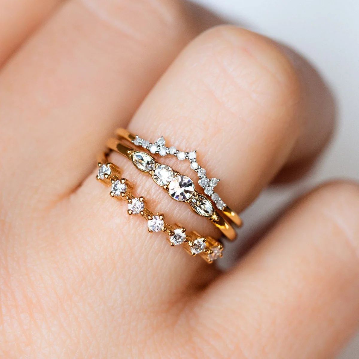 Diamond Arc Stacking Ring | Local Eclectic