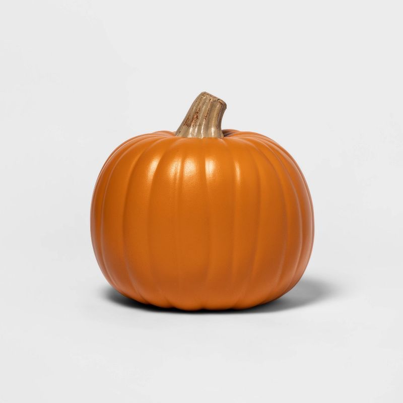9&#34; Carvable Faux Halloween Pumpkin Orange  - Hyde &#38; EEK! Boutique&#8482; | Target