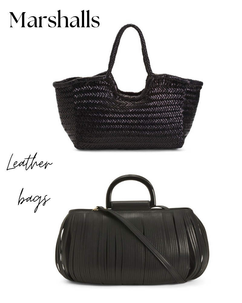 Leather handbags on sale at marshalls, purse, black, work, office, date night, dressy, woven.

#LTKsalealert #LTKstyletip #LTKitbag
