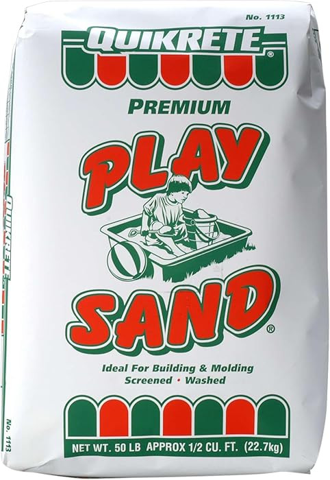 Quikrete Sandbox Play Sand – Outdoor Kids Filtered Playsand for Sand Box – Screened, Washed a... | Amazon (US)