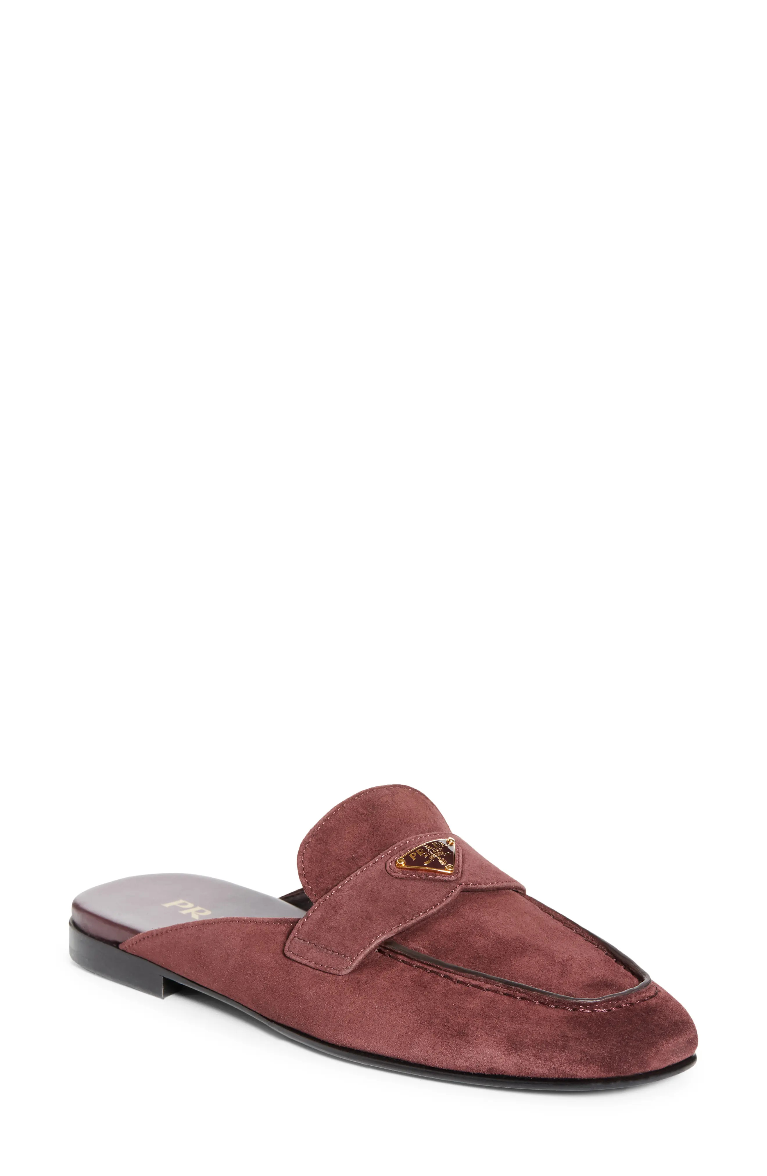 Prada Logo Loafer Mule (Women) | Nordstrom | Nordstrom