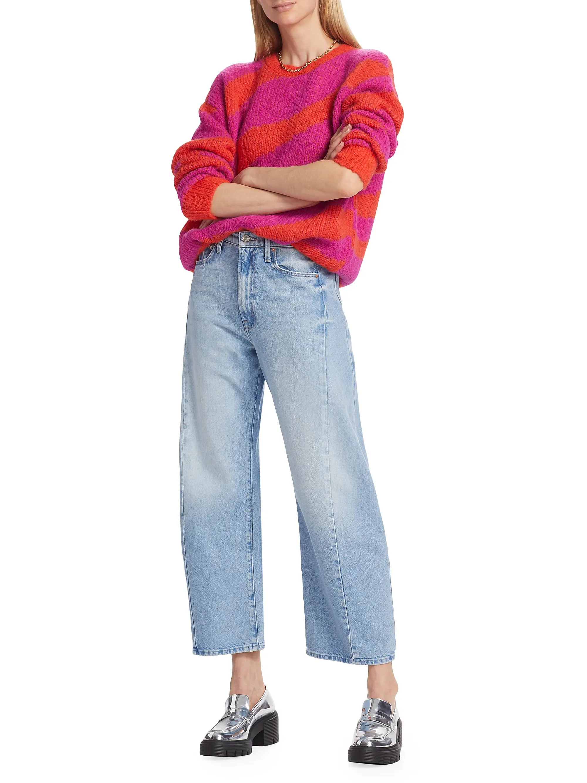 The Half Pipe High-Rise Straight-Leg Ankle Jeans | Saks Fifth Avenue