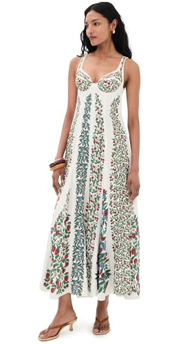 FARM Rio Women's Fruit Beauty Maxi Dress, Fruit Beauty Off-White, M | Amazon (US)
