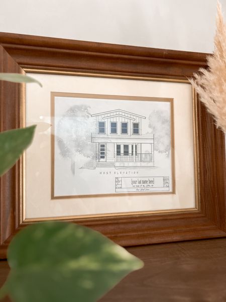 Personalize the perfect gift for the first time home owner or memorize the family home you grew up in for the most sentimental gift this Christmas season.

#LTKHoliday #LTKGiftGuide #LTKhome
