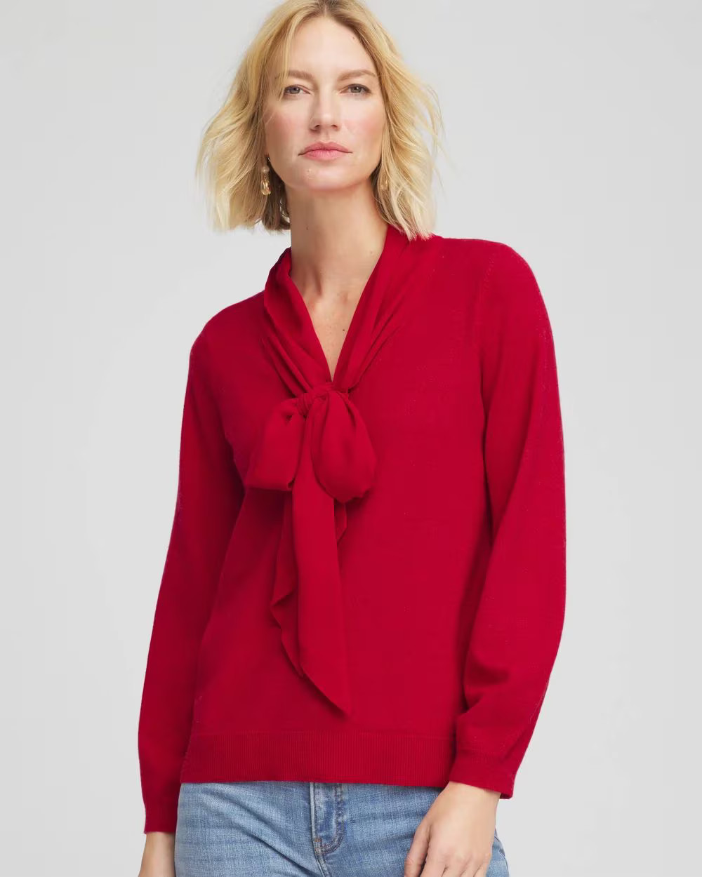 Bow-Detailed Sweater | Chico's