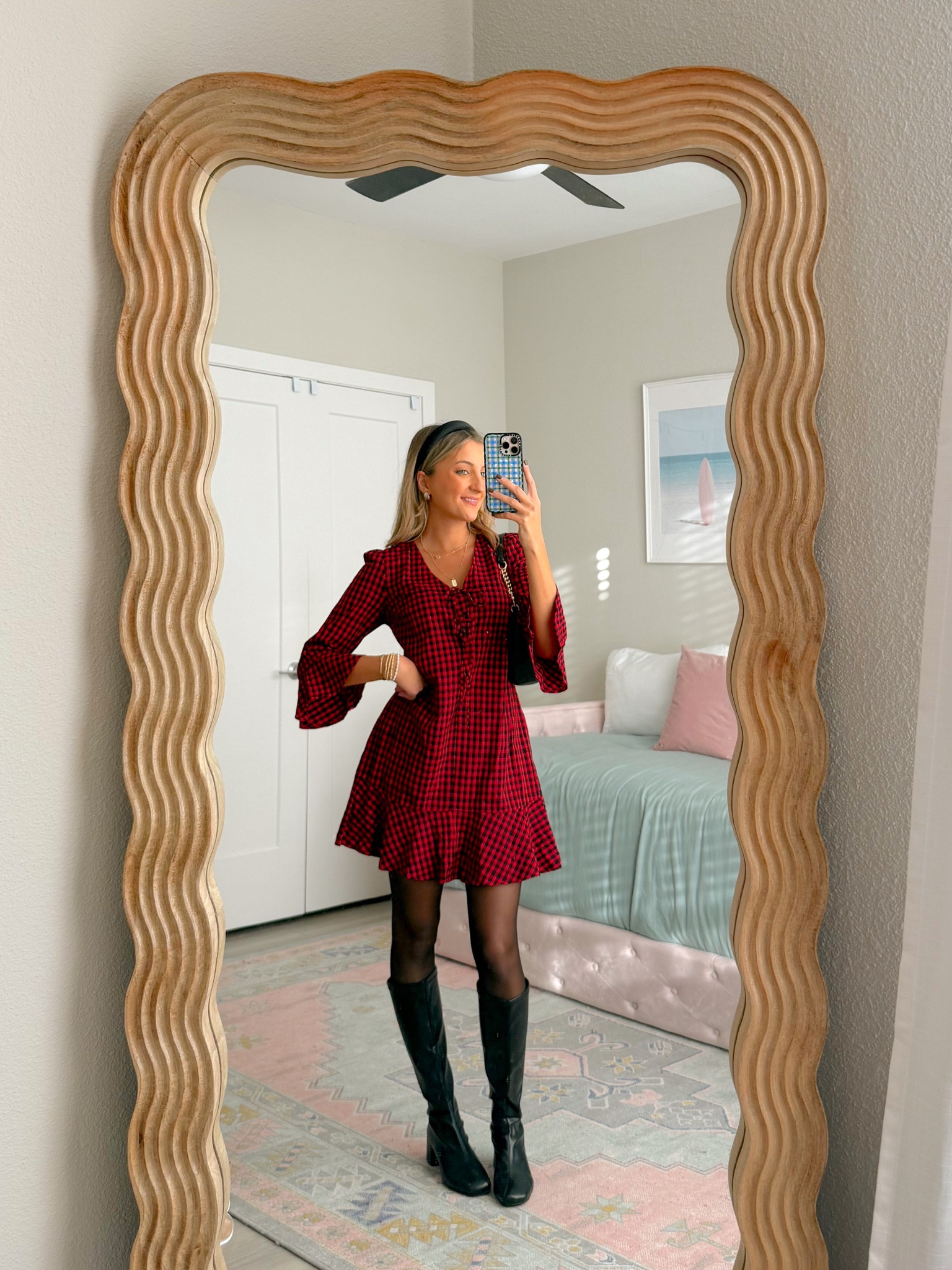 the cutest holiday outfit idea / christmas outfit idea from Walmart ❤️🎄the cutest holiday dress 

#LTKHoliday #LTKootd