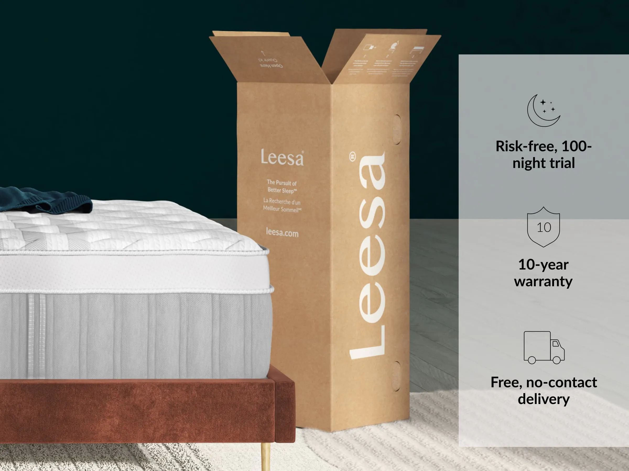 Sapira Chill Hybrid Mattress | Leesa Sleep