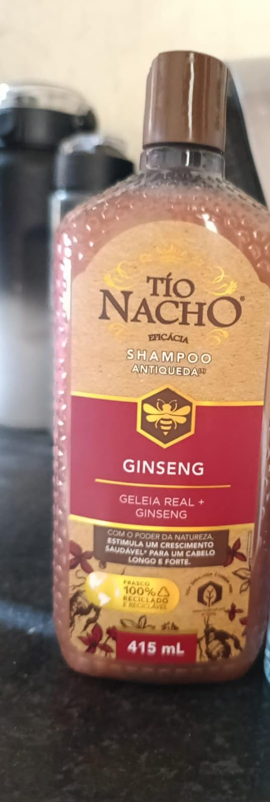 Tio Nacho Shampoo Crescimento Natural Dos Cabelos Com Biotina, Geleia Real E Extrato De Ginseng, ... | Amazon (BR)