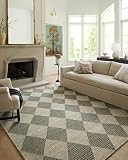 Chris Loves Julia x Loloi Francis Collection FRA-01 Spa / Granite, Contemporary 8'-6" x 12' Area Rug | Amazon (US)
