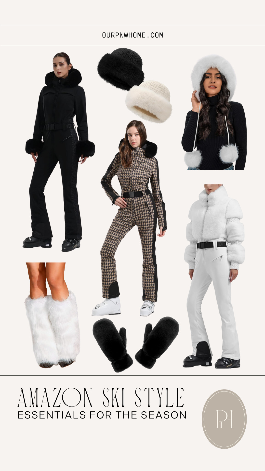 The cutest finds for ski season on Amazon!

Ski suits, snow suit, snowboard suits, black ski suit, white ski suit, houndstooth ski suit, faux fur mittens, black mittens, faux fur leg warmers, faux fur hats, winter hats, winter accessories, winter fashion, winter style, winter outfit, ski outfit, winter look, ski look 

 #LTKootd #LTKSeasonal