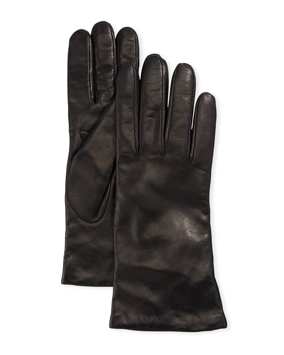 Portolano Cashmere-Lined Napa Leather Gloves | Neiman Marcus
