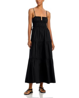Moon River Shirred Cotton Poplin Midi Dress  | Bloomingdale's Women | Bloomingdale's (US)