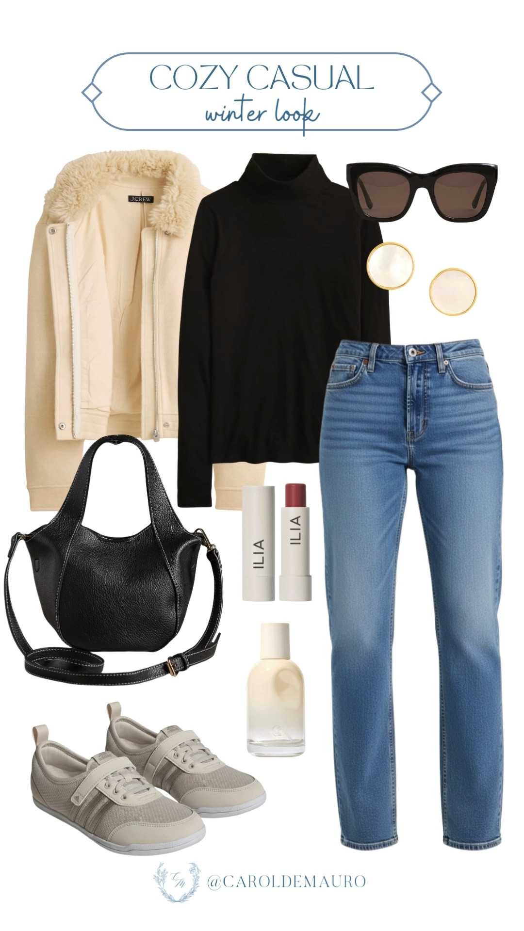 Throw on a crisp cream jacket with classic denim for the ultimate chilly-but-sunny day aesthetic! You’ll feel effortlessly put-together whether you're grabbing a latte or wandering through the city in this perfectly cozy and elevated uniform.

winter look, cozy casual, everyday look, weekend style, petite fashion, errands day, ootd, mom fits

#LTKSeasonal #LTKU #LTKFindsUnder50