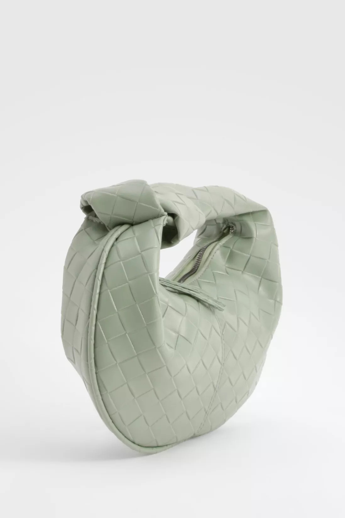 Mini Woven Knot Handle Grab Bag | Debenhams UK