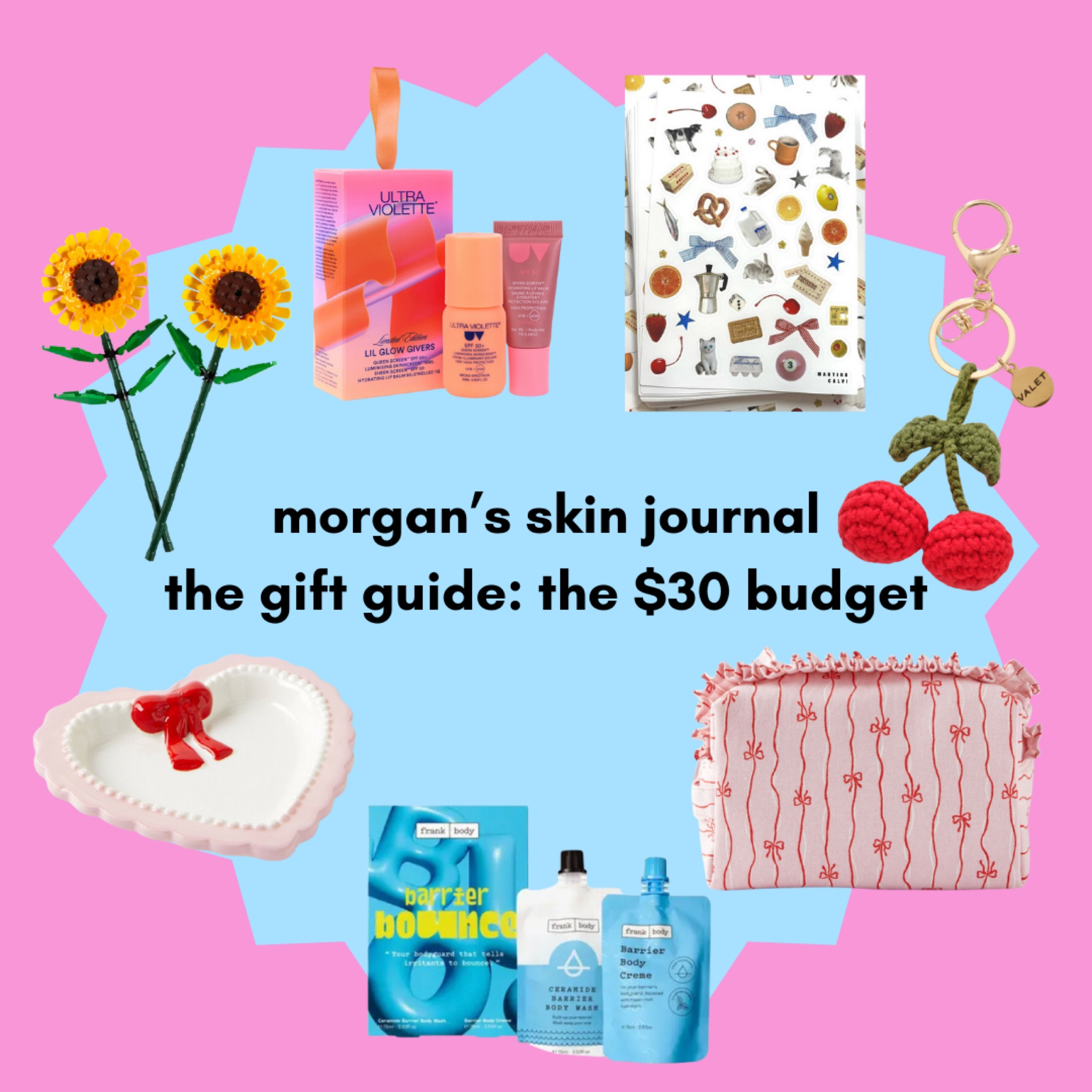 holiday gift guide: the $30 budget
for my girlies who are keeping things chill with the budget, limited by KK or just want to save their dollars for food, I’ve got you! 


#LTKgiftguide #LTKaustralia #LTKbeauty