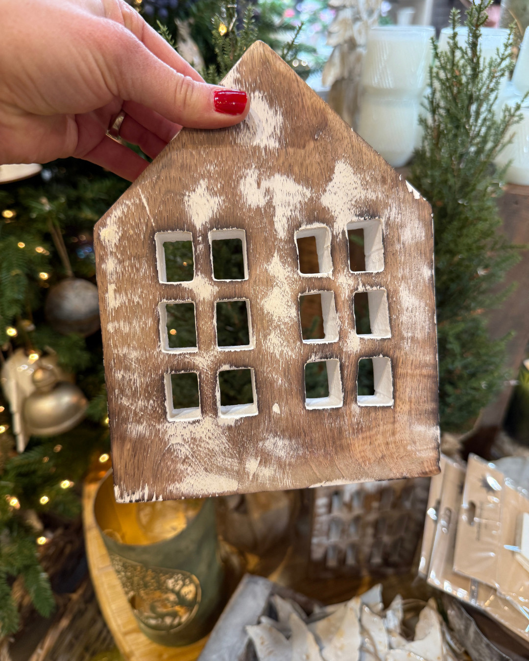 These wooden house decor pieces bring the sweetest rustic charm to any holiday display.
#holidaydecor #rusticchristmas #ltkhome 

 #LTKGiftGuide #LTKHoliday #LTKSeasonal