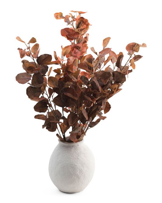 Fall Stem In Organic Vase | TJ Maxx