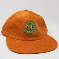 Orange Corduroy Creatura | Creature // Hand Cut Cap | Etsy (US)