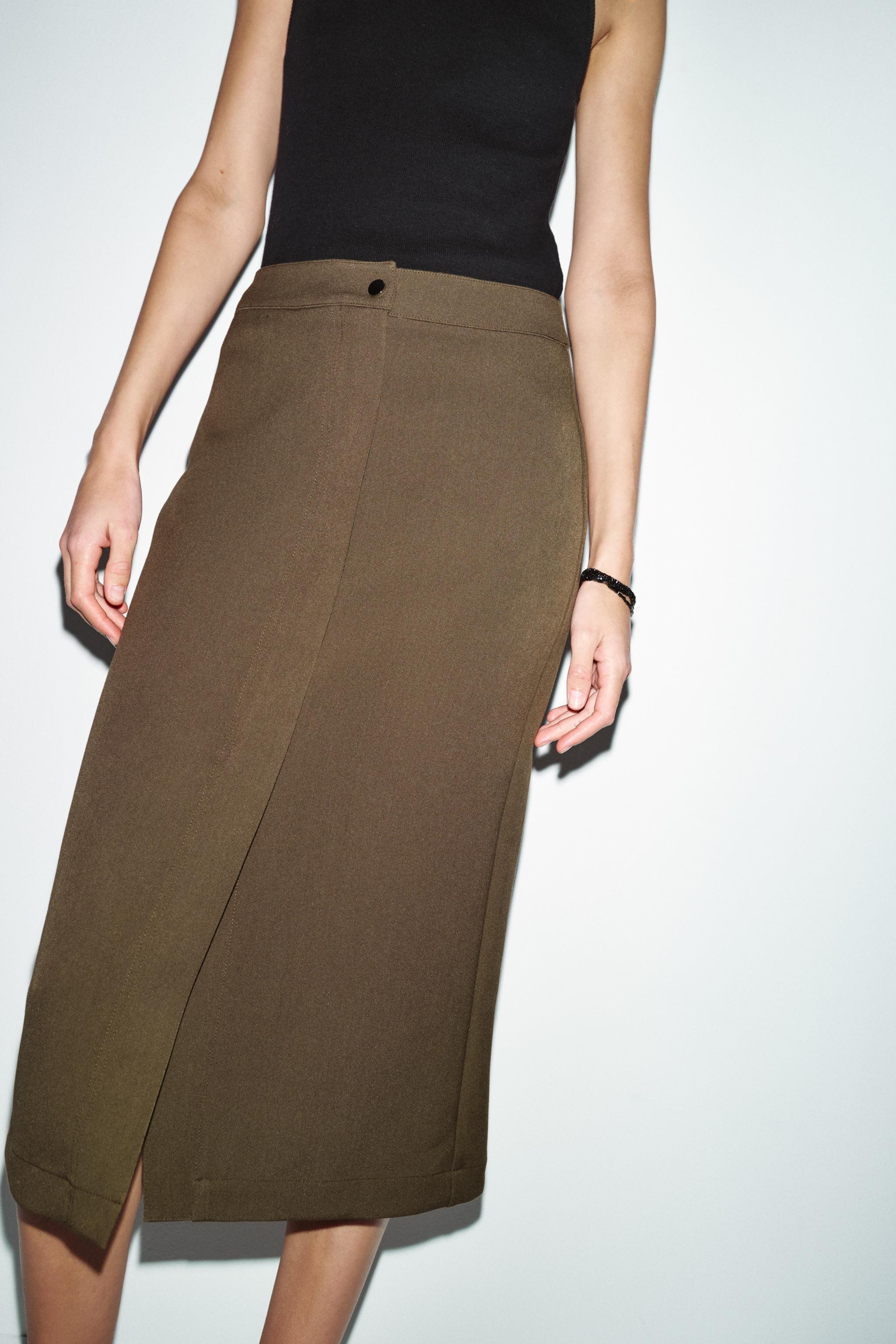 PENCIL MIDI SKIRT | Zara US