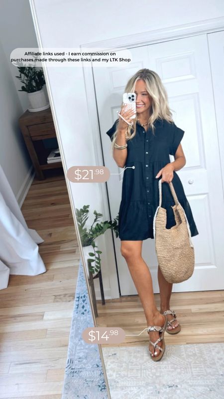 Affordable summer outfit (*exact dress is linked, for some reason the first 3 pictures and last picture on the website shows an incorrect dress but the fourth photo shows the correct dress)