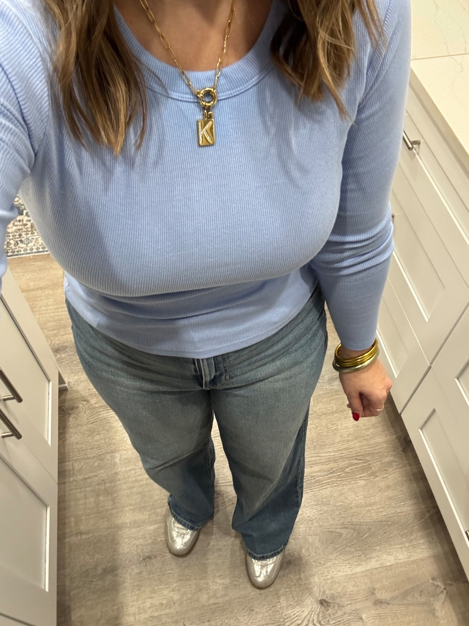 Really into longer length jeans right now- not a new concept but new for me 🫶🏻

Size medium/ 29

#LTKmomlife #LTKootd #LTKMidsize