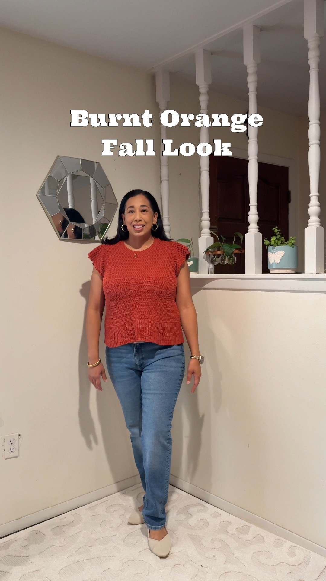 🍂 Fall vibes made easy 🍂 This burnt orange sweater paired with comfy beige flats is the perfect mix of cozy + chic. A look you can wear from coffee runs to weekend outings—at an affordable price. #LTKFall #LTKFinds #WalmartFashion #LTKSeasonal

#LTKStyleTip #LTKMidsize #LTKOver40