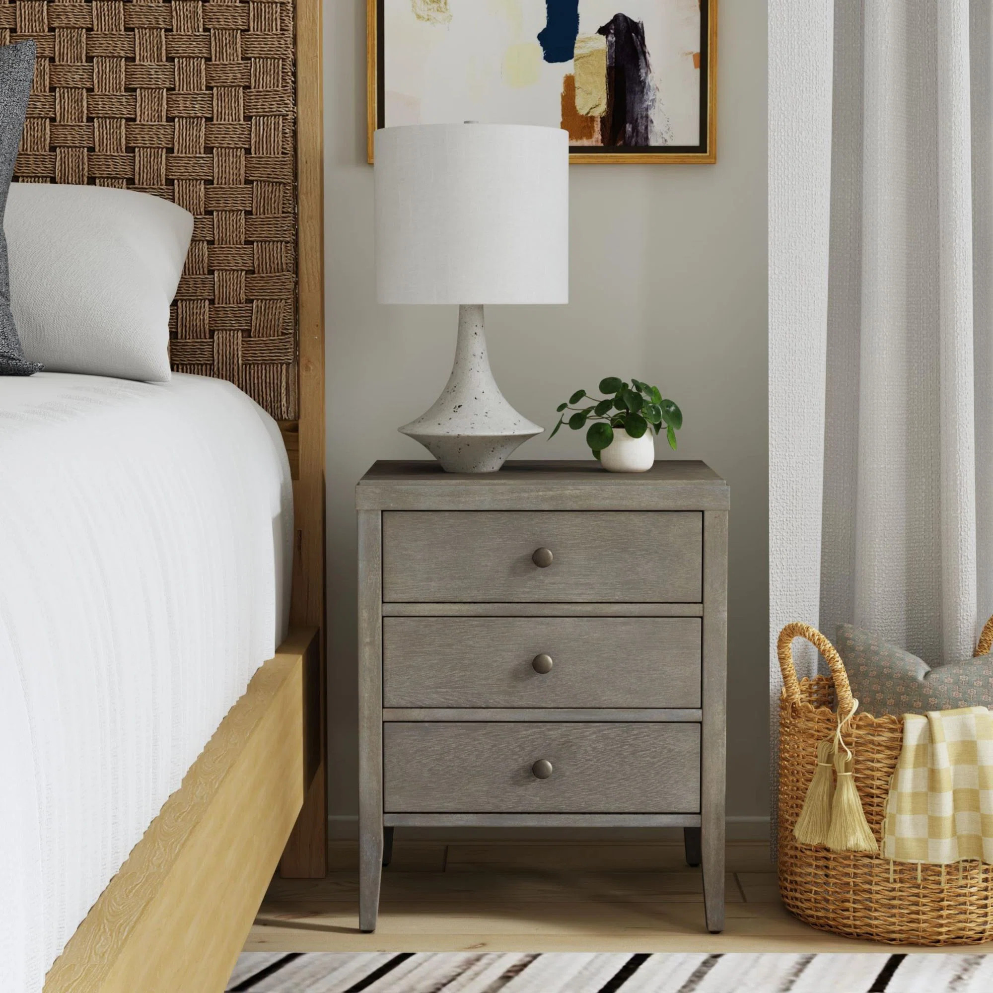 Andover Mills™ Rushville Wood Nightstand & Reviews | Wayfair | Wayfair North America