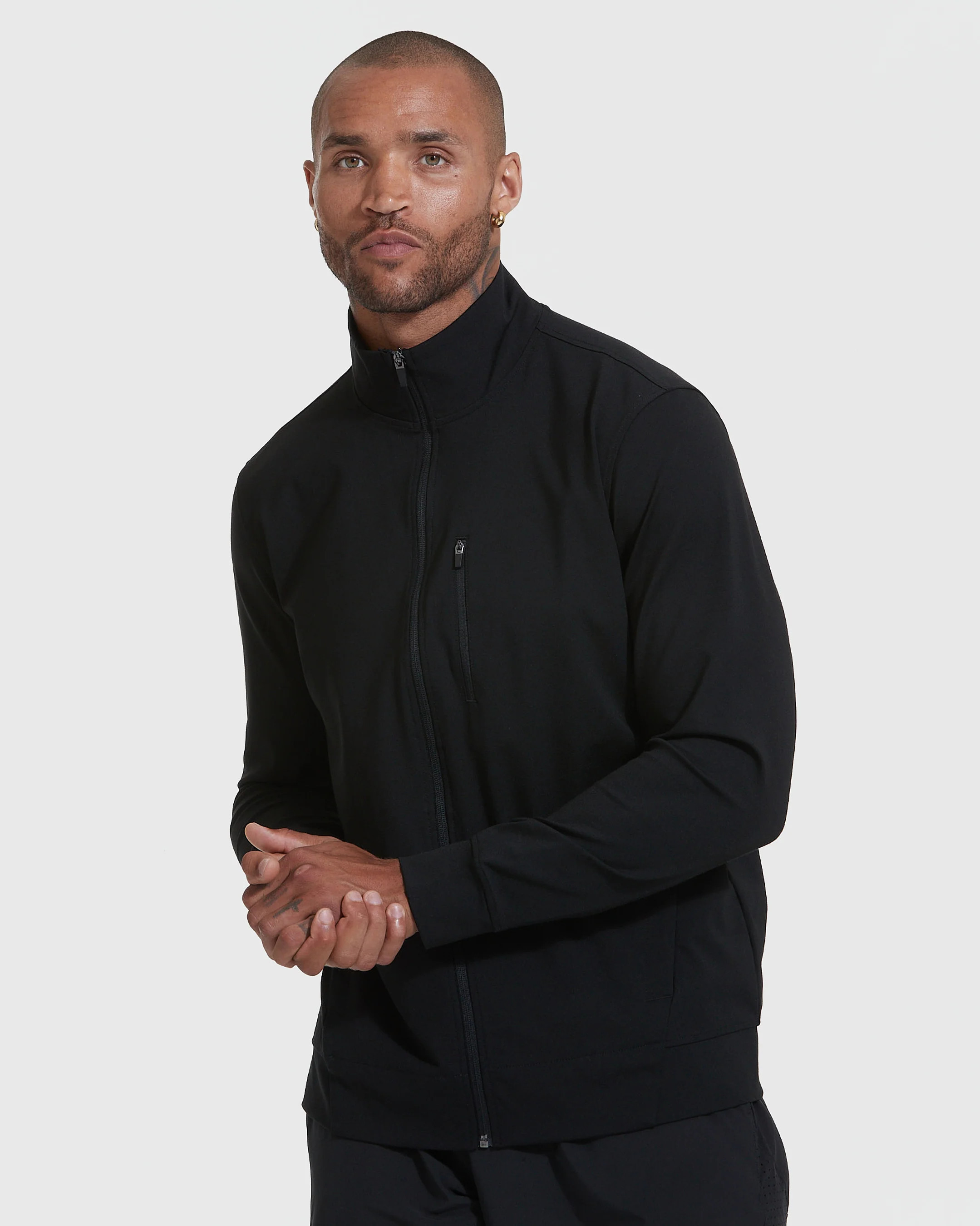 Black Active Jacket | True Classic