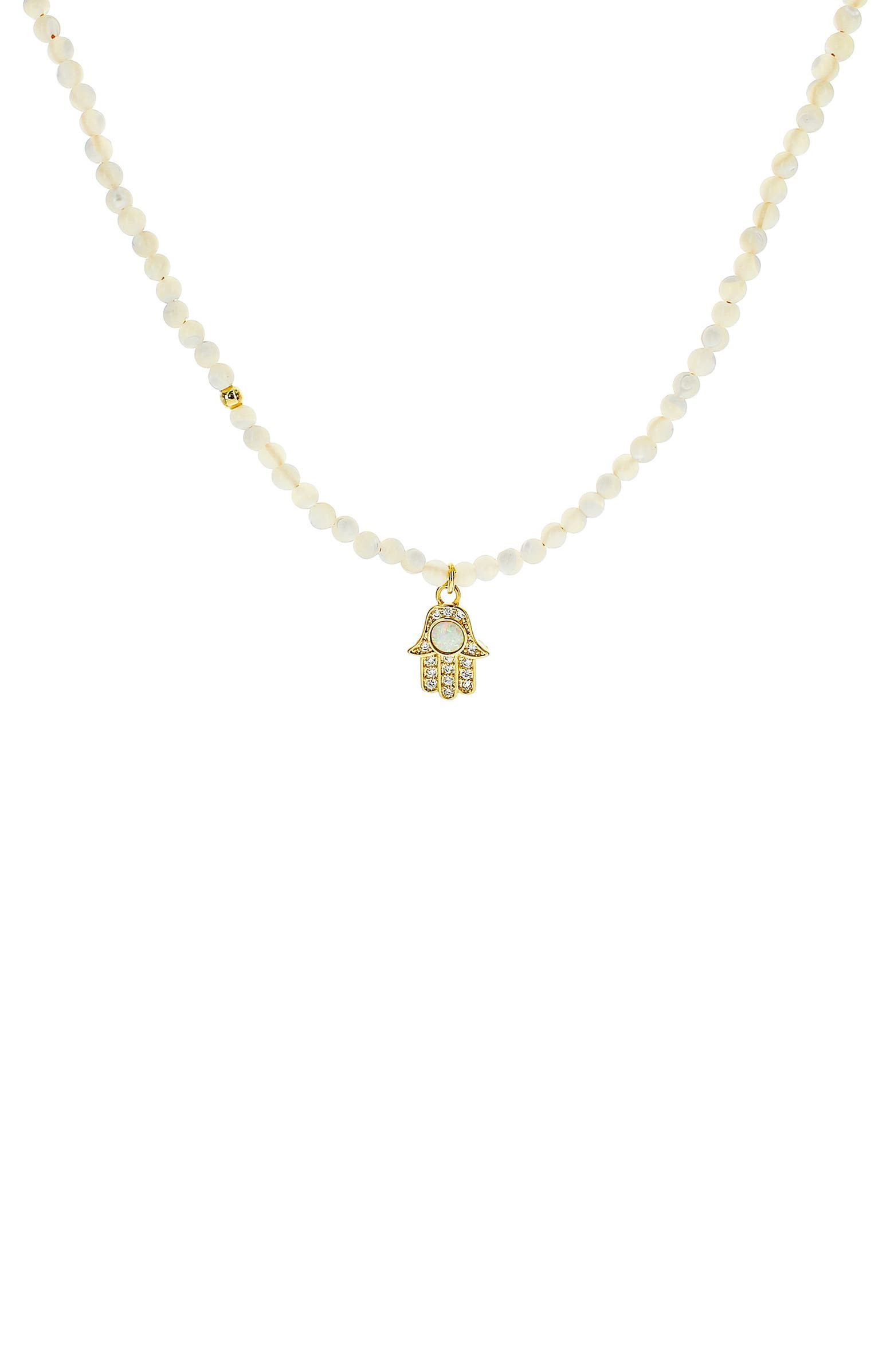 Beaded Hand Pendant Necklace | Nordstrom | Nordstrom