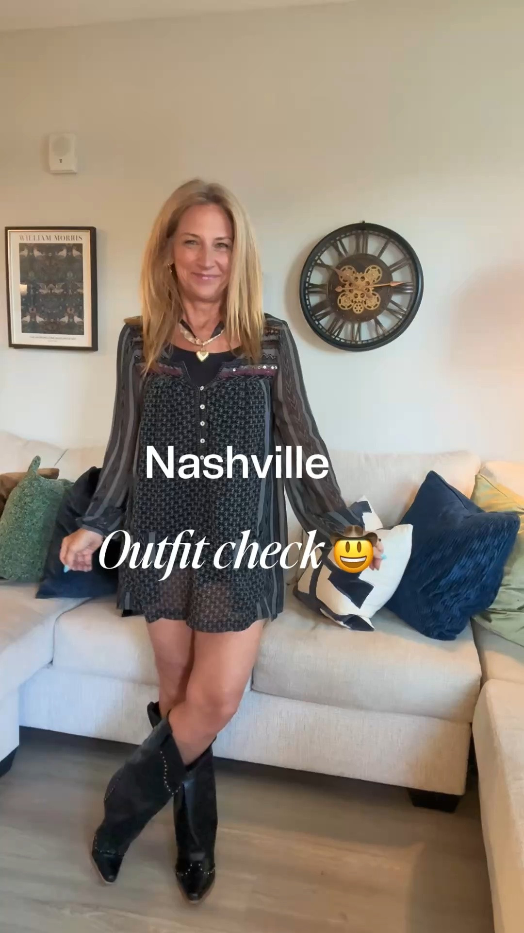 CMA Fest Nashville outfit. 👀🎶
Free People boho mini dress. Amazon cowboy boots. Fringe jacket. Heart necklace.
She came to Nashville and she came to play. 😂💅
Everything linked on LTK — link in bio 👇
Free People Boho Dress | Amazon Cowboy Boots | Fringe Jacket | CMA Fest Outfit | Nashville Outfit | Country Concert Outfit | Boho Outfit Women Over 50 | Western Outfit Women | CMA Fest Style | Cowboy Boots Outfit
#LTKStyleTip #CMAFest #countrymusicfestiival #NashvilleOutfit #FreePeople #CowboyBoots #CountryConcert #Over50Style #MartinisWithMary

#LTKOver40 #LTKSeasonal #LTKgrwm