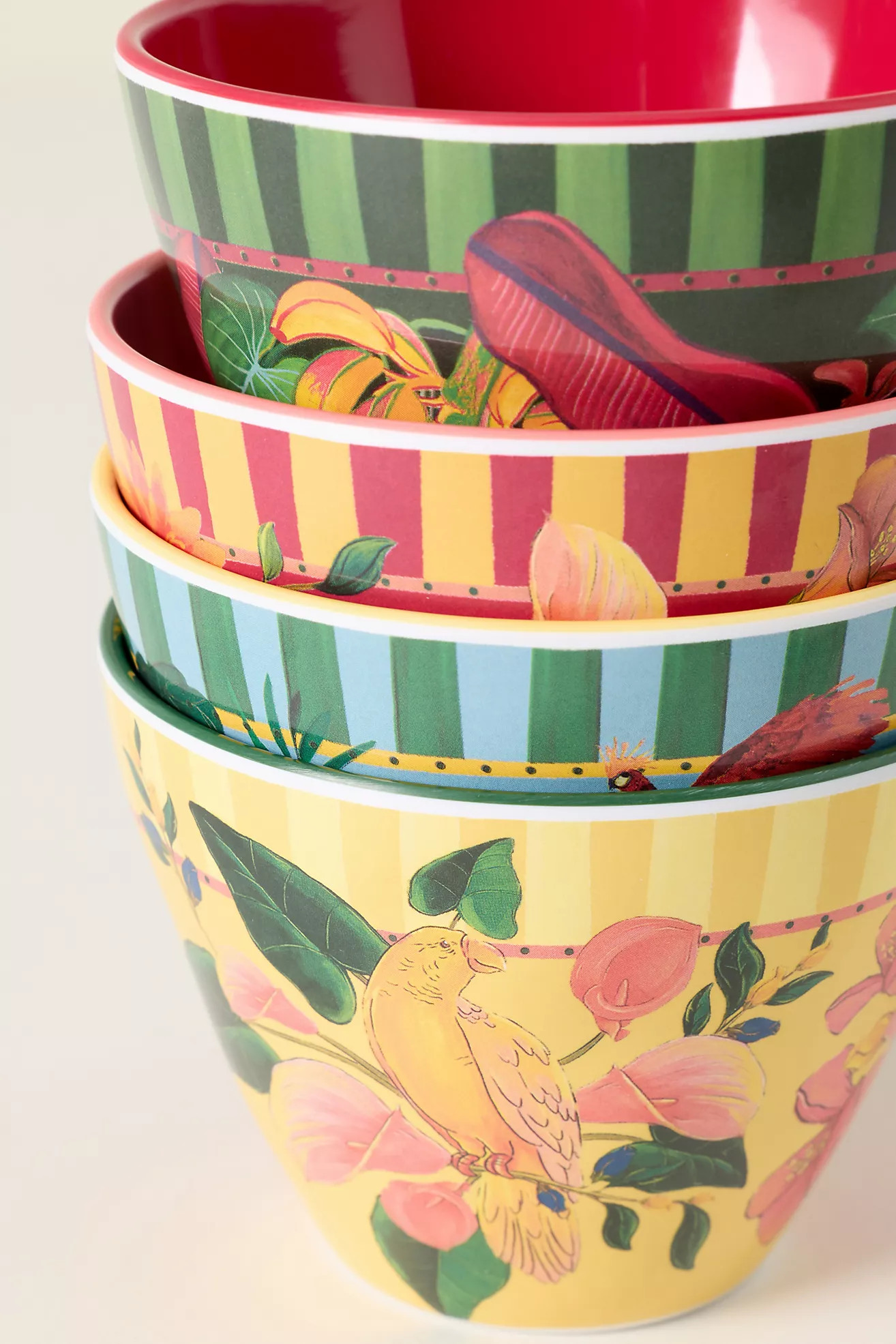 Farm Rio x Anthropologie Assorted Melamine Nut Bowls, Set of 4 | Anthropologie (US)